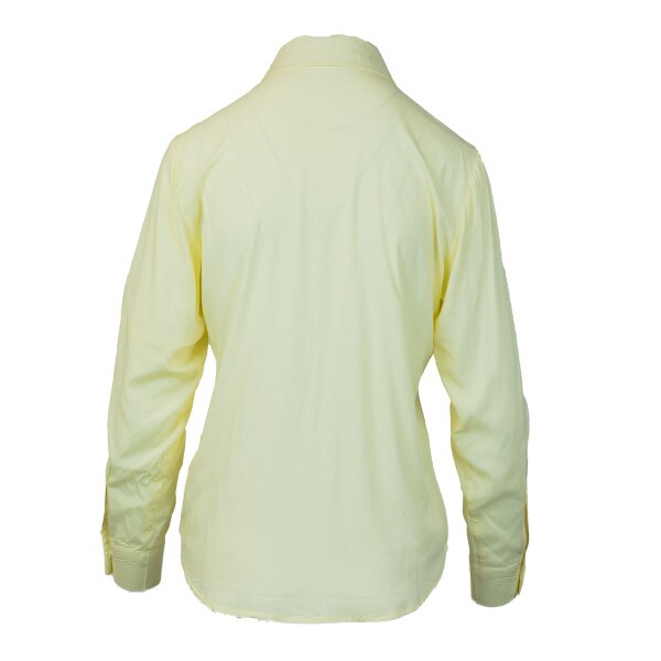 Button Down Yellow Business Casual Women's Shirt U-State
